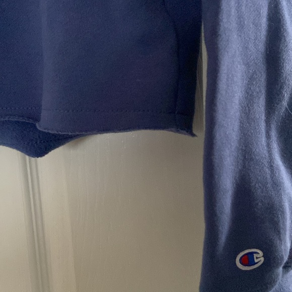 Champion raw edge cropped hoodie - Picture 4 of 6